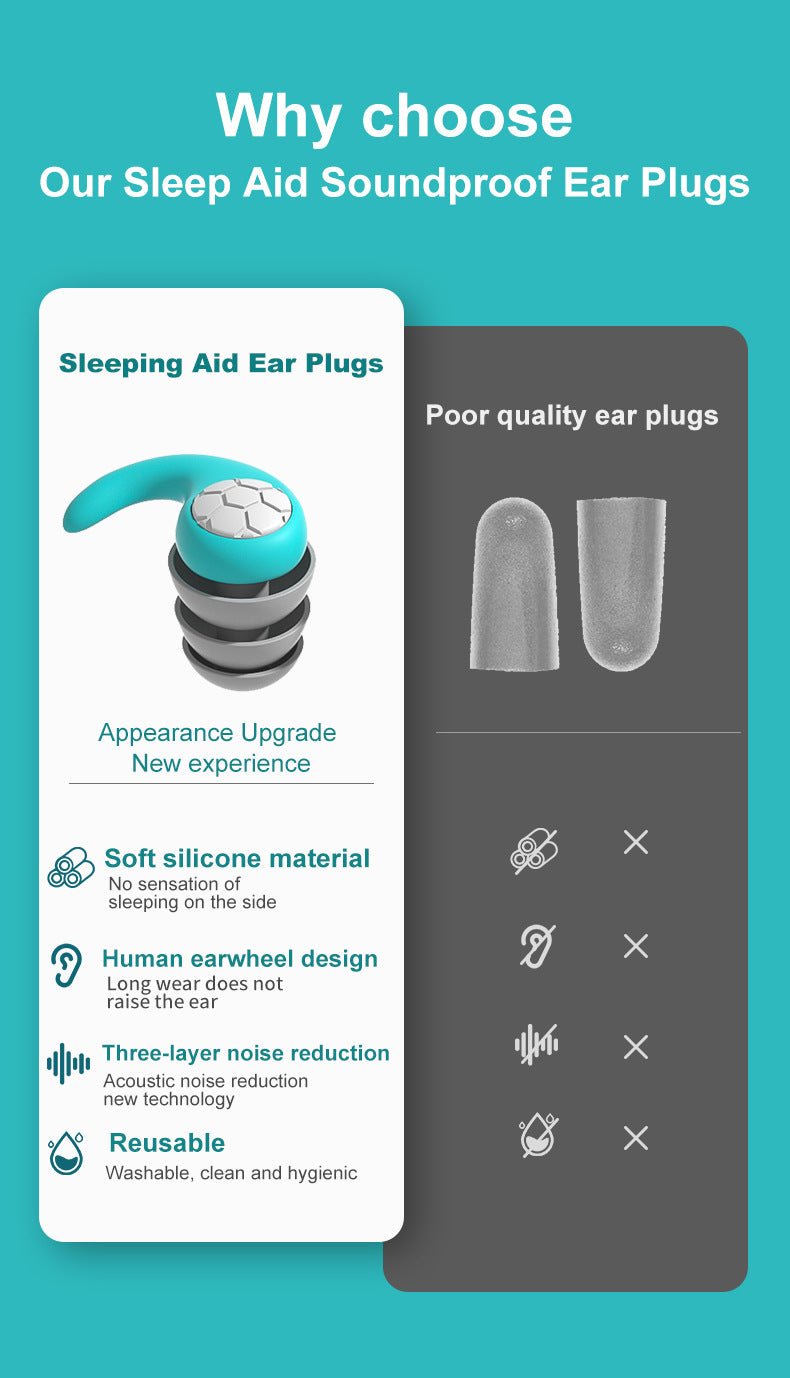 Calming Sleep Noise Cancelling Earplugs