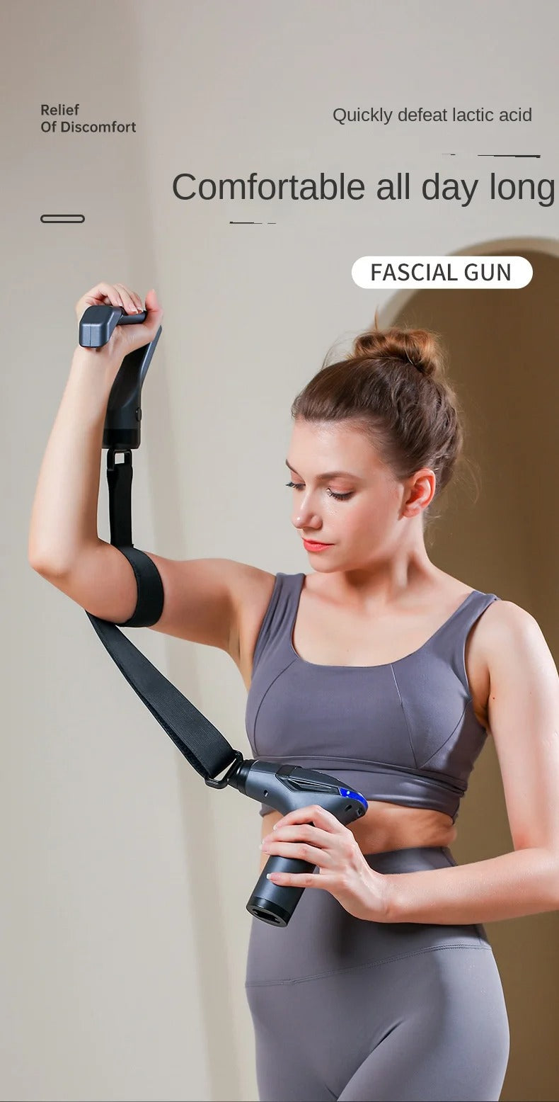 Muscle Relaxation Long-Handle Massage Gun