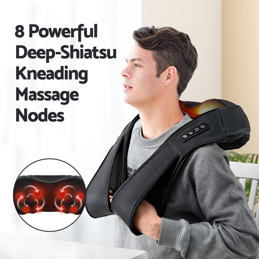 8 Massage Nodes Heated Neck Massager