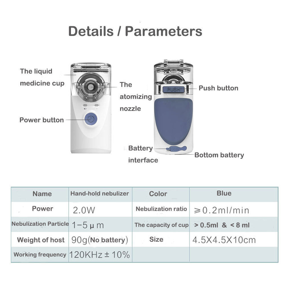 Mini Handheld Portable Inhaler Nebulizer