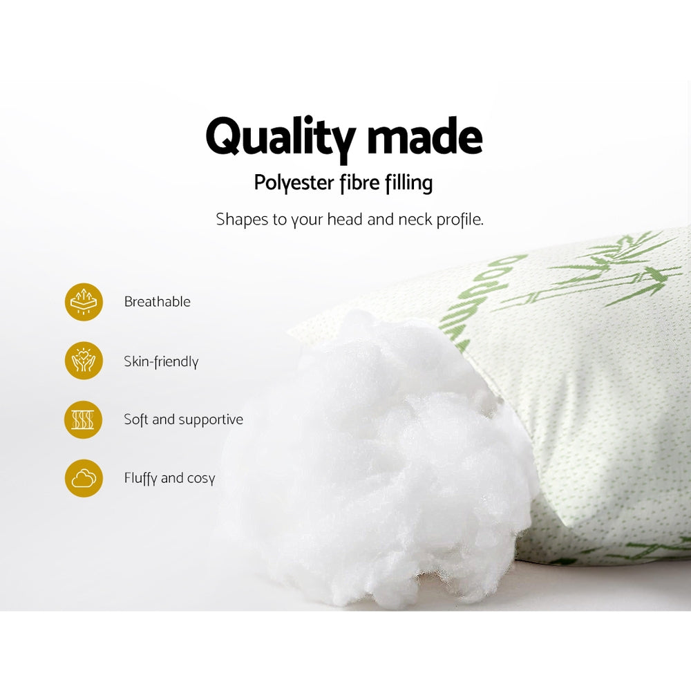 4 Pack Bamboo Hotel Pillow