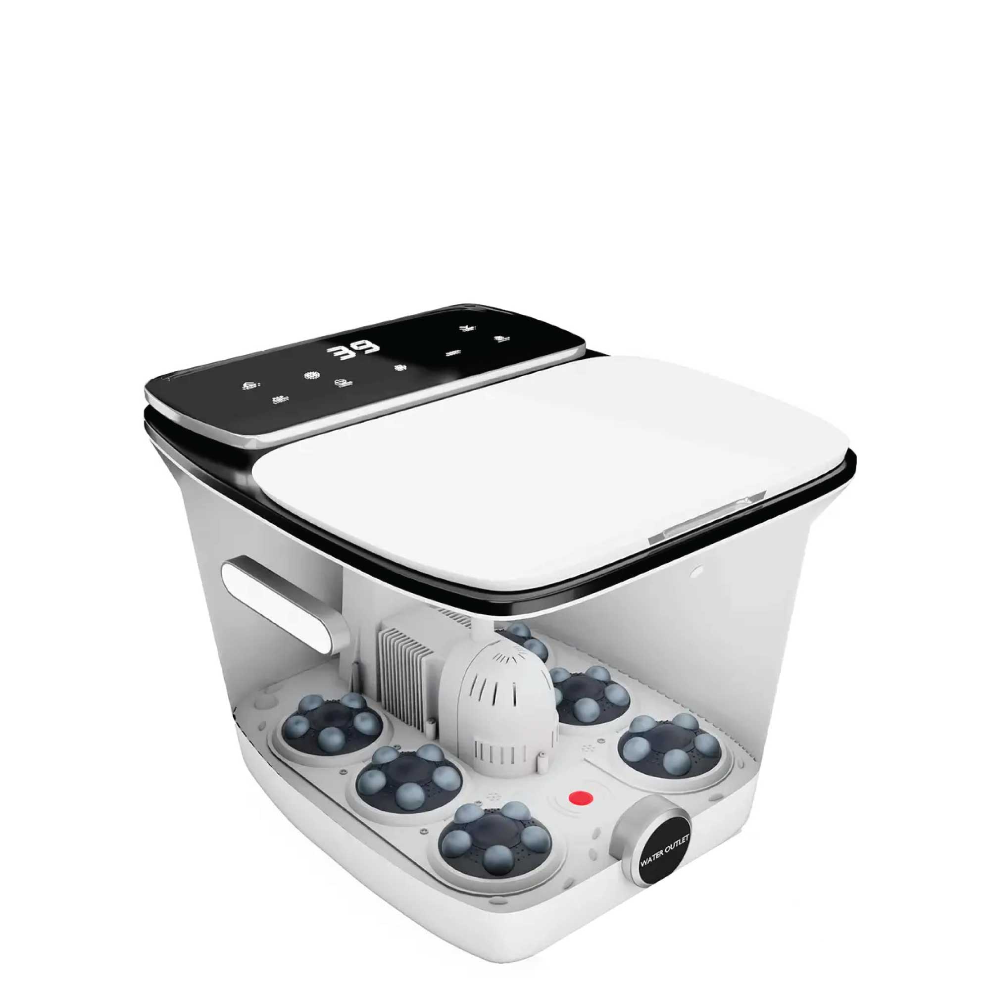 Automatic Water Heating Foot Spa Massager with Remote Control