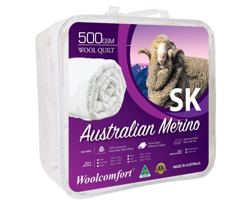 500GSM Aus Made Merino Wool Quilt