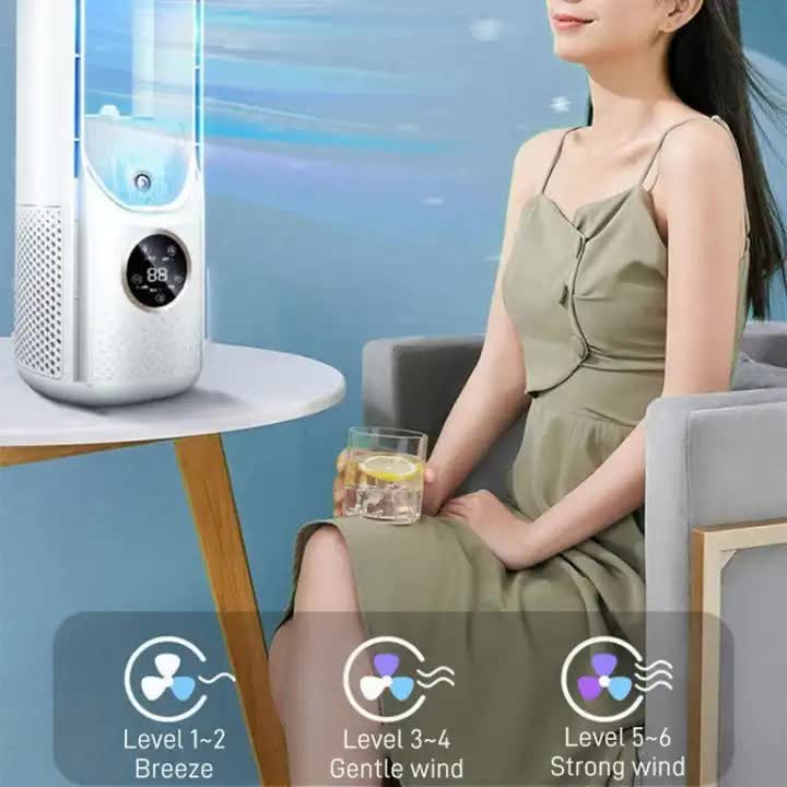 Desktop Cooling Fan with Humidifier