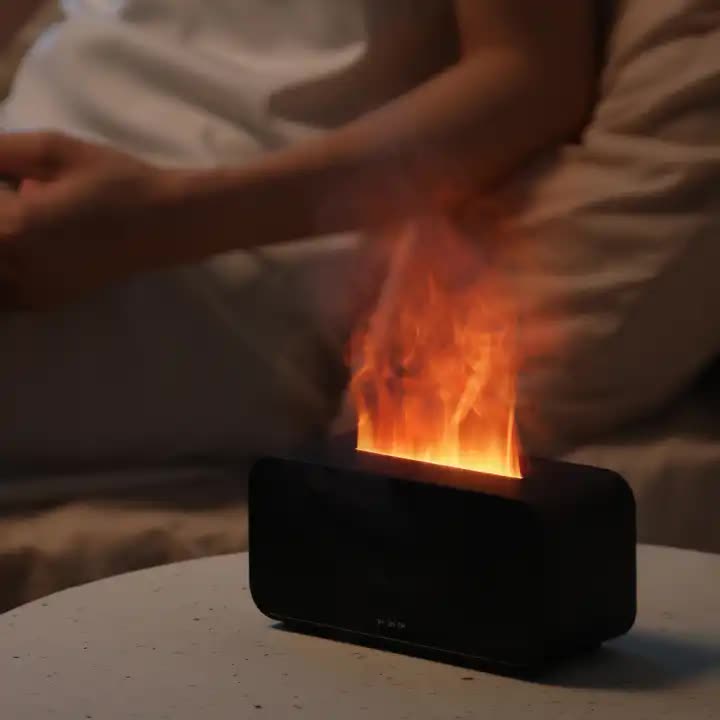 Realistic Flame Effect Aroma Diffuser