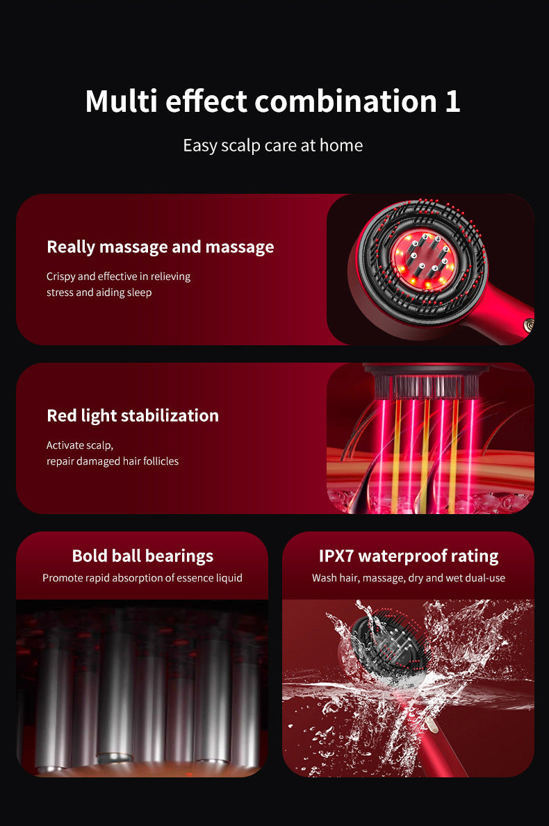 Multi-Function Red Light Massage Comb