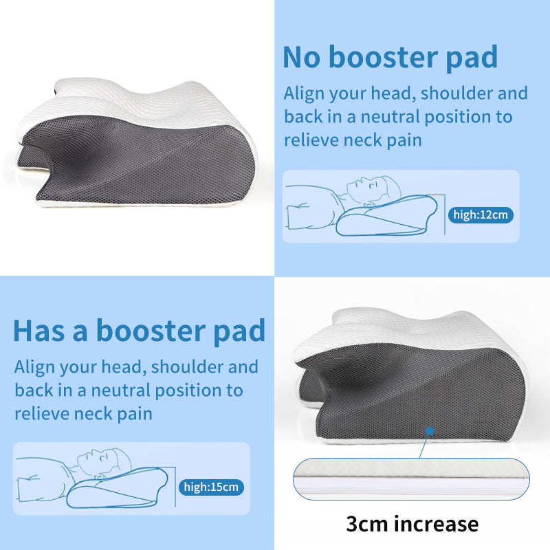 Orthopedic Contour Pillow for Neck & Shoulder Support