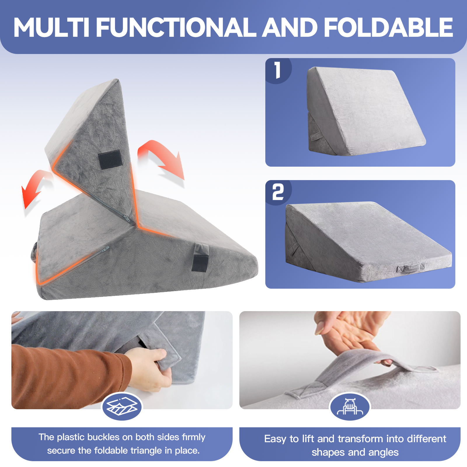 Memory Foam Adjustable Wedge Pillow