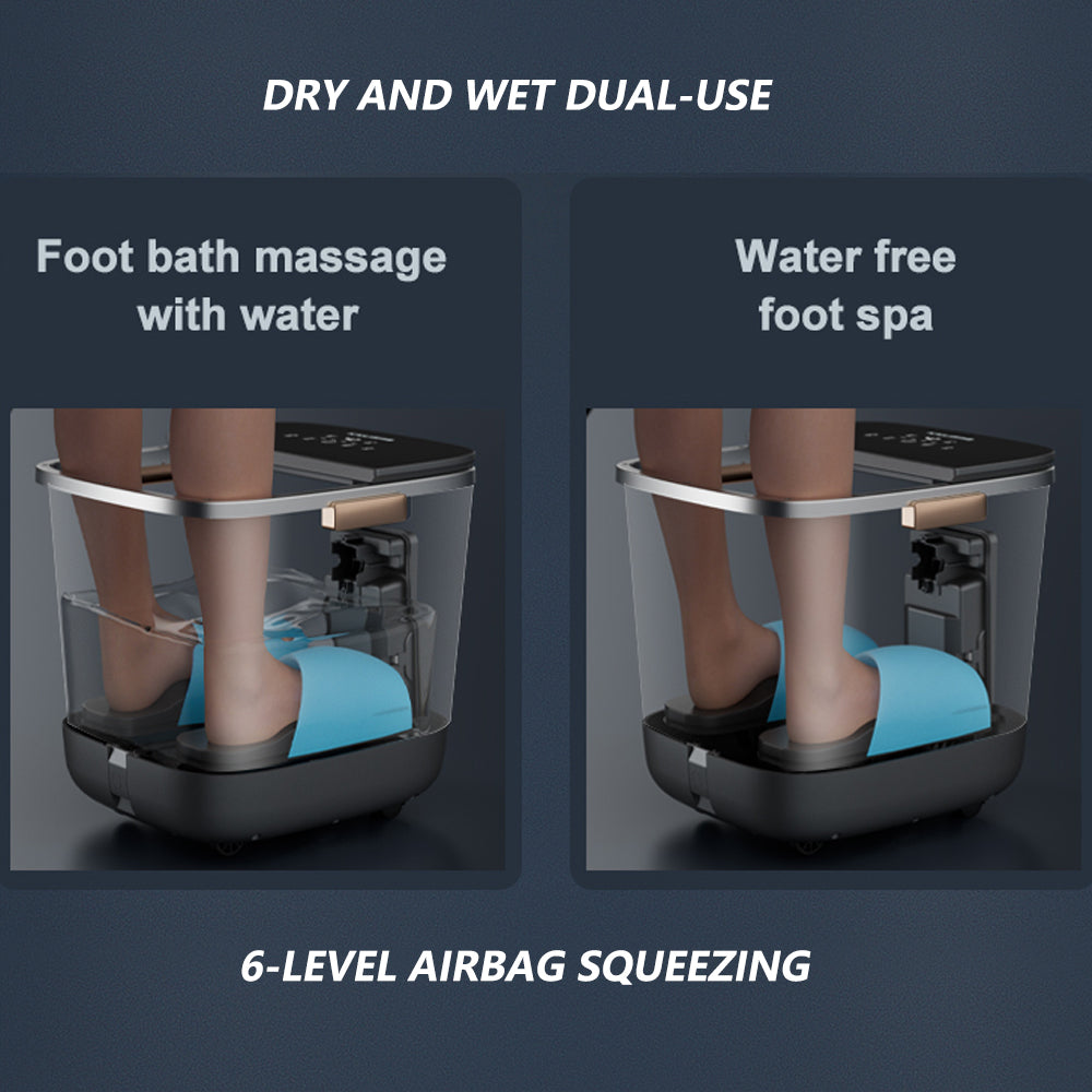 Dual-Use Foot Spa Massager