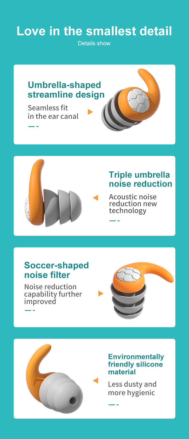 Calming Sleep Noise Cancelling Earplugs